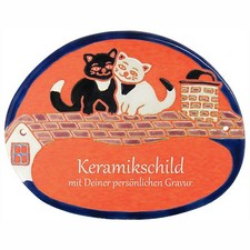 Keramik Schild 19,0 x 15,0 cm