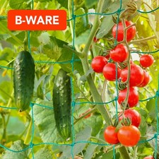 [B-WARE] Ranknetz Rankhilfe für Gurken Tomaten Bohnen Gewächshaus 2,5 x 2 Meter