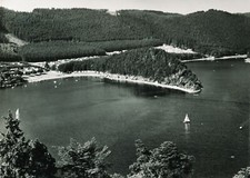 10-312 Ansichtskarte Drognitz Hohenwartetalsperre Blick Hermannsfelsen Thüringen