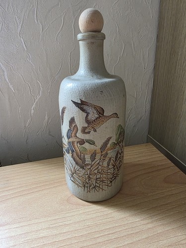 Dekorative steingut flasche - steingut-,