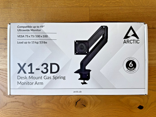 Arctic monitorarm mit - x1-3d,