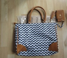 Neue Damen Tasche/Shopper mit Keyfinder(Schlüsseltasche) ,Zierquaste, abwischbar