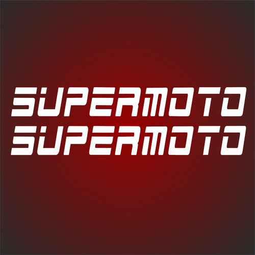 Supermoto racing motorrad - 2x,