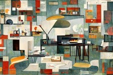 Wandbild: moderne abstrakte