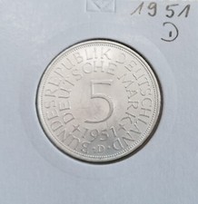 BRD  5 DM "Silberadler" 1951 D