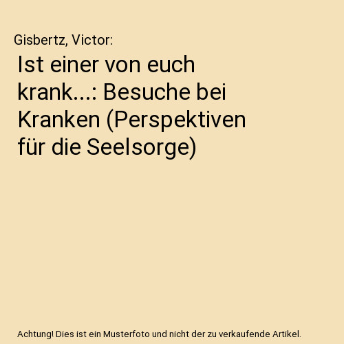 Ist einer von - , krank