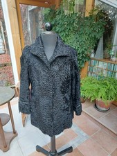 Damen Pelzjacke Persianer schwarz Größe 38-40