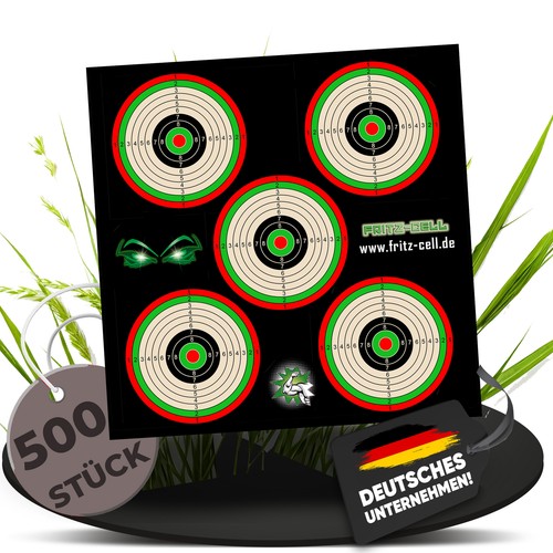500 zielscheibe 5er - zielscheibe, spiegel