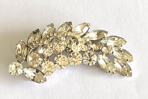 Weiss modeschmuck brosche - weiss, new