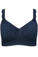 Ulla Popken Damen große Größen Soft BH Spitzendetail ohne Bügel Cup C E 828233