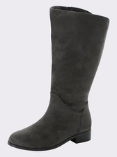 Kunstleder Stiefel grau 39