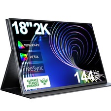 Portable Gaming Monitor 18 Zoll  2560x1600 IPS Großbildschirm HDMI USB C 144Hz