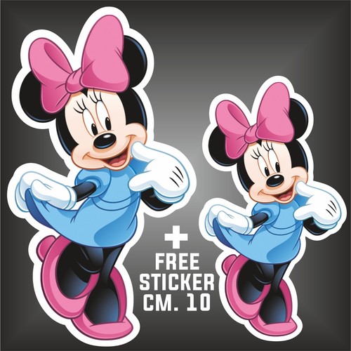 Aufkleber minni minnie - minni,