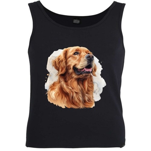 Tank top golden retriever - top,