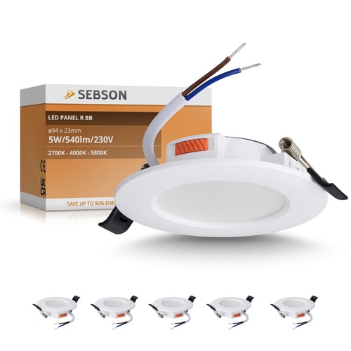 Led einbaustrahler - 6x,