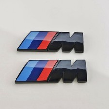2x BMW M Emblem Logo