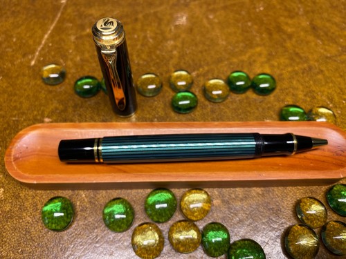 Pelikan r400 rollerball grün - pelikan, rollerball,