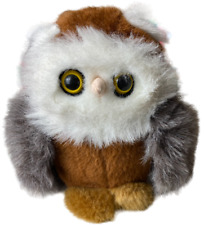 Eurasia Toys Plüsch Eule 21cm Uhu Plüschtier Stofftier Vogel Kuscheltier Retro