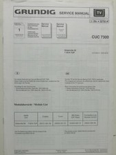 Grundig TV Service Manual CUC