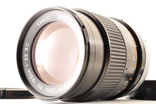 Canon 135mm s c - fd, mf