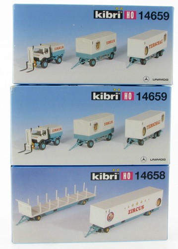 Kibri unimog 2400 mit - 3x,
