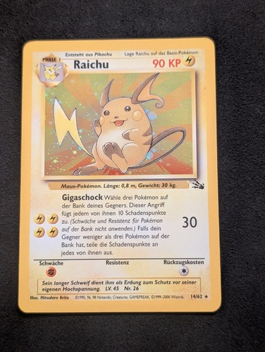 Pokemon raichu fossil - raichu,