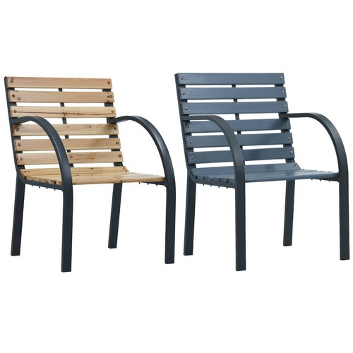 2er set gartenstühle holz - set,