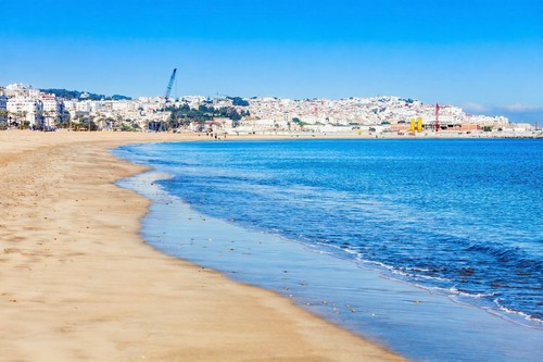 Wandbild tanger stadtstrand - wandbild:, tanger-stadtstrand