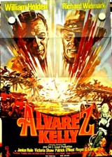 ALVAREZ KELLY - Poster Filmplakat Kino - WILLIAM HOLDEN RICHARD WIDMARK Western
