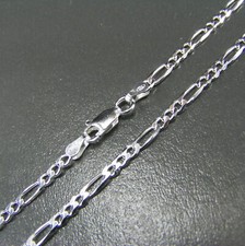 Figaroarmband Panzerarmband 3mm Echt 925 Sterlingsilber Armkette Silber Armband