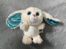 Glubschi Hase, weiß/türkis, guter Zustand!