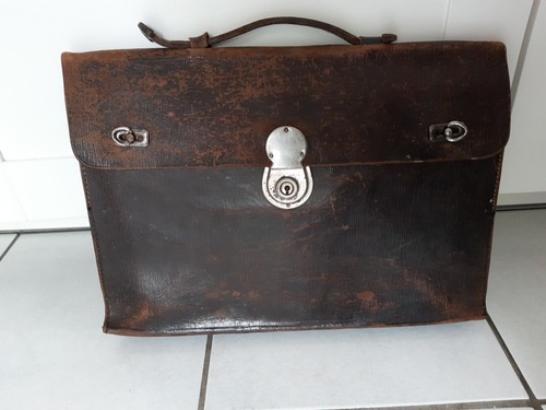 Antike vintage aktentasche - antike,