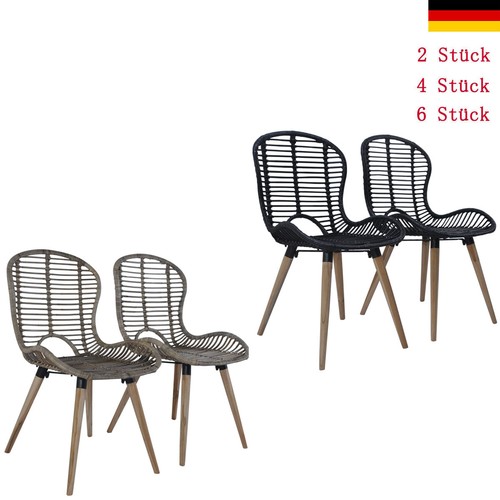 Esszimmerstuhl rattan - 2/4/6x,