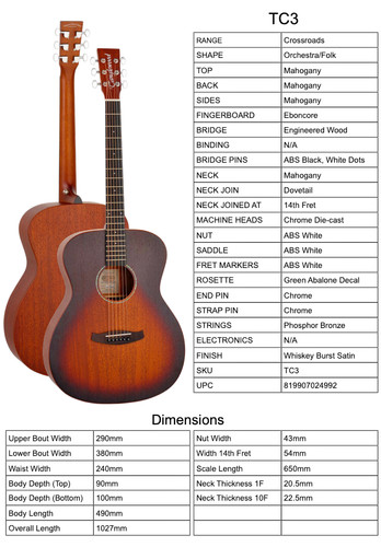 Gitarre von tanglewood folk - gitarre,