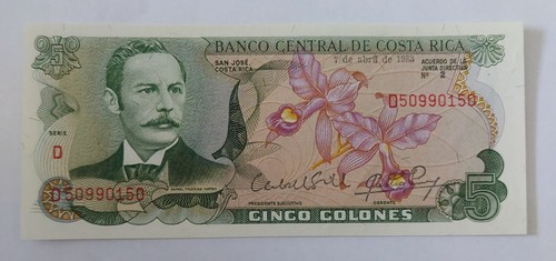 Banknoten costa rica 5 - banknoten,