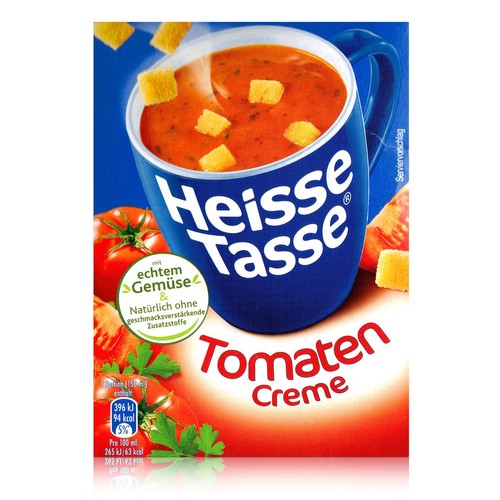 Heisse tasse tomaten creme - heisse, mit