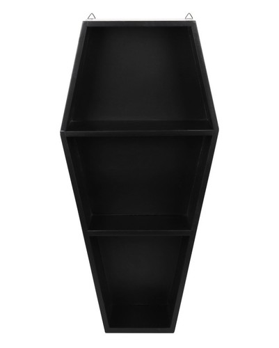 Schwarzes gothic regal sarg - regal, in