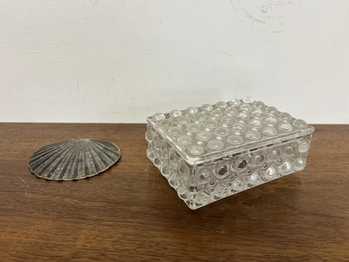 Alte zuckerdose bubble glas - zuckerdose,