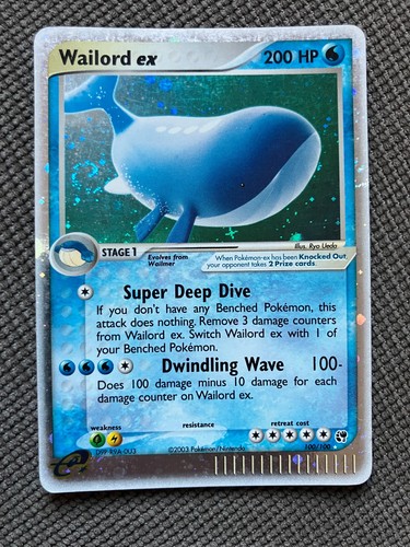 Wailord 100 pokemon - ex,