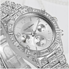 Elegante Damen Uhr Silber mit