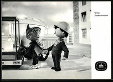 Der Sandmann begrüßt einen