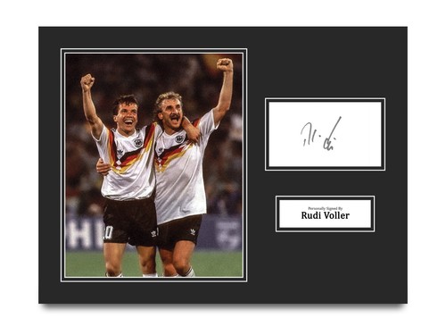 Rudi voller handsigniert 16x12 - rudi,