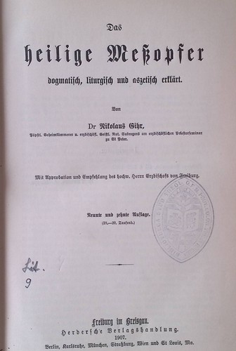 Das heilige messopfer - das,