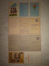 Jungpioniere Ausweis Mitgliedskarte Urkunde Touristenkarte Pioniere DDR..