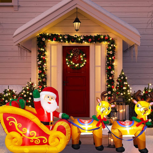 Aufblasbare weihnachtsdeko - aufblasbare,