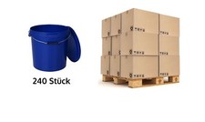 Eimer mit Deckel 30 20 10 1 0,5 L Blau BenBow Lebensmittelecht Eimer