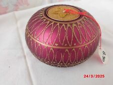 Kerzenhalter, Teelichthalter, rötlich mit Glitzer, orientalischer  Stil