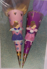 Schultüte Zuckertüte  PRINZESSIN KLARA Handarbeit fertig gebastelt #57