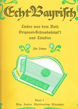 NOTEN ZITHER Schnadahüpfln