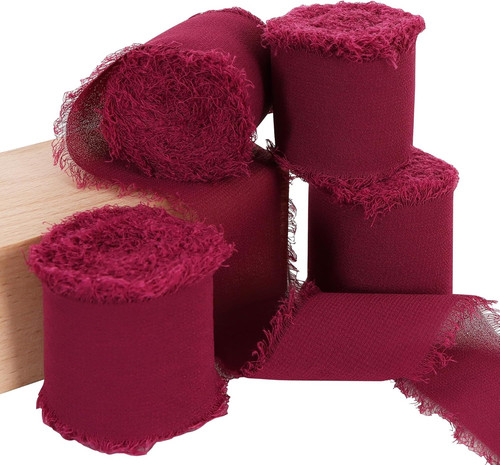 Dunkelviolettes chiffonband - dunkelviolettes,